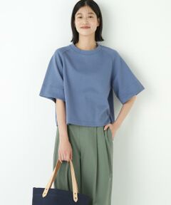 human woman / ヒューマンウーマン カットソー | ◆ダンボールラグランスリーブプルオーバー