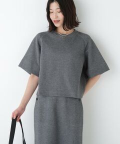 human woman / ヒューマンウーマン カットソー | ◆ダンボールラグランスリーブプルオーバー