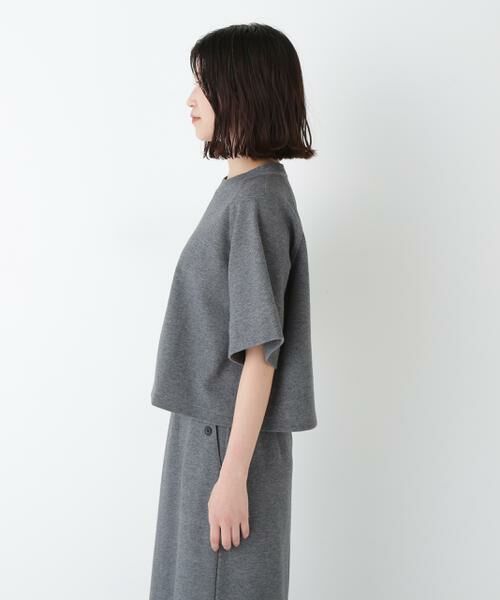 human woman / ヒューマンウーマン カットソー | ◆ダンボールラグランスリーブプルオーバー | 詳細11