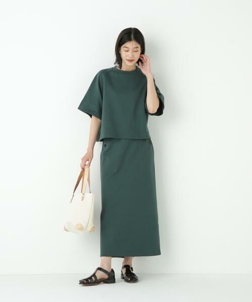 human woman / ヒューマンウーマン カットソー | ◆ダンボールラグランスリーブプルオーバー | 詳細18