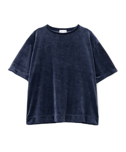 human woman / ヒューマンウーマン カットソー | ◆ベロアＴシャツ | 詳細1