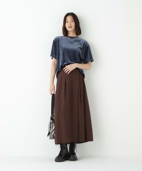 ヒューマンウーマンベロアパンツ⭐︎新品 ◇ベロアTシャツ （カットソー）｜human woman / ヒューマン