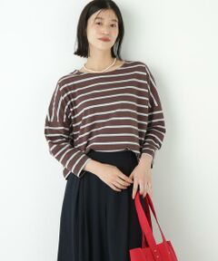 human woman / ヒューマンウーマン カットソー | ◆７２／２サイロプレミアムハイゲージボーダー