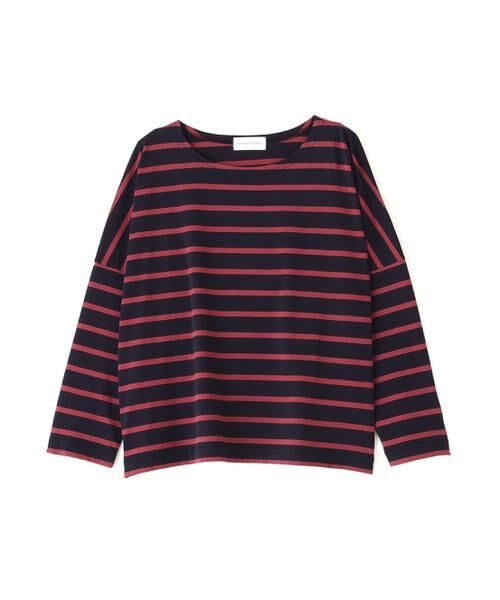 human woman / ヒューマンウーマン カットソー | ◆72/2サイロプレミアムハイゲージボーダー | 詳細1