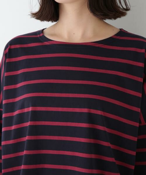 human woman / ヒューマンウーマン カットソー | ◆72/2サイロプレミアムハイゲージボーダー | 詳細7