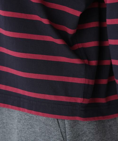 human woman / ヒューマンウーマン カットソー | ◆72/2サイロプレミアムハイゲージボーダー | 詳細9