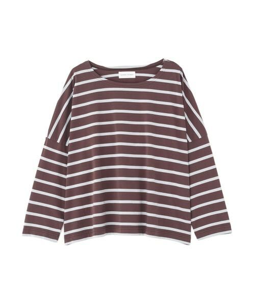 human woman / ヒューマンウーマン カットソー | ◆72/2サイロプレミアムハイゲージボーダー | 詳細11