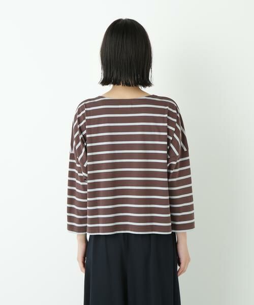 human woman / ヒューマンウーマン カットソー | ◆72/2サイロプレミアムハイゲージボーダー | 詳細14