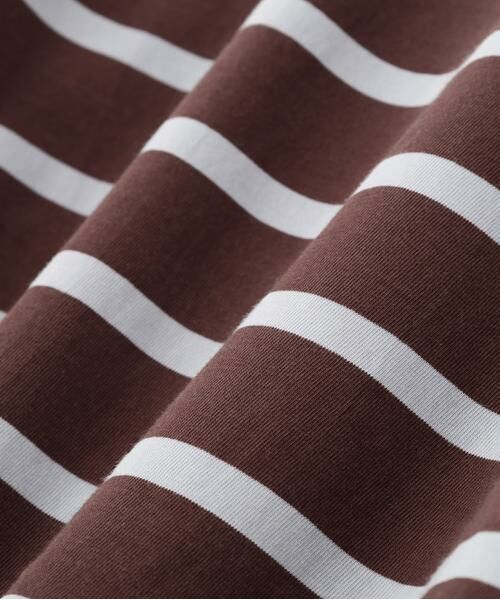 human woman / ヒューマンウーマン カットソー | ◆72/2サイロプレミアムハイゲージボーダー | 詳細15