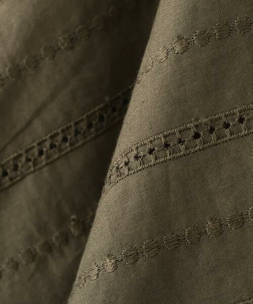 human woman / ヒューマンウーマン カットソー | ◆コットンローンレースドッキングプルオーバー | 詳細5