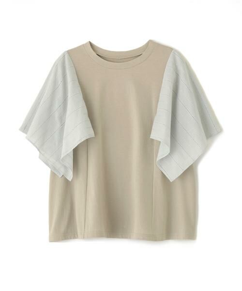 human woman / ヒューマンウーマン カットソー | ◆コットンローンレースドッキングプルオーバー | 詳細7