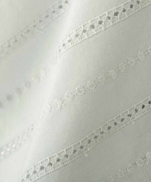 human woman / ヒューマンウーマン カットソー | ◆コットンローンレースドッキングプルオーバー | 詳細17
