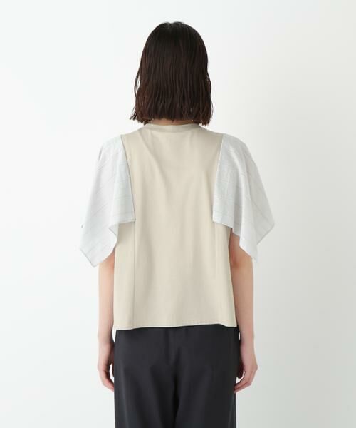 human woman / ヒューマンウーマン カットソー | ◆コットンローンレースドッキングプルオーバー | 詳細12