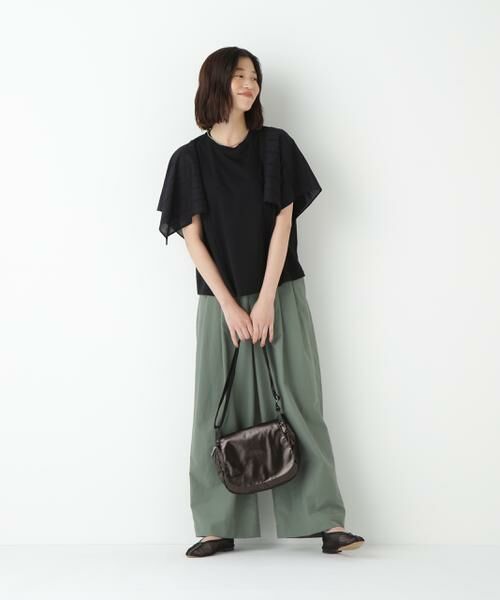 human woman / ヒューマンウーマン カットソー | ◆コットンローンレースドッキングプルオーバー | 詳細21