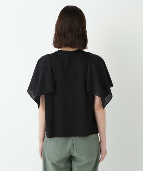 human woman / ヒューマンウーマン カットソー | ◆コットンローンレースドッキングプルオーバー | 詳細23