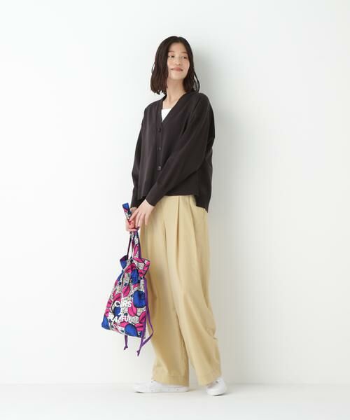 human woman / ヒューマンウーマン ニット・セーター | ◆オーガニックコットン混プレーティングカーディガン | 詳細17