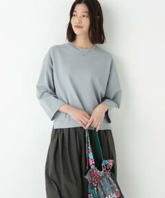 human woman / ヒューマンウーマン ニット・セーター | ◆オーガニックコットン混プレーティングプルオーバー