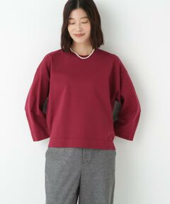 human woman / ヒューマンウーマン ニット・セーター | ◆オーガニックコットン混プレーティングプルオーバー