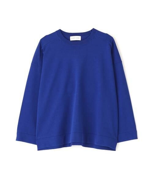 human woman / ヒューマンウーマン ニット・セーター | ◆オーガニックコットン混プレーティングプルオーバー | 詳細1