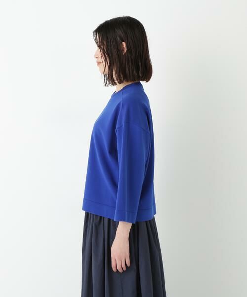 human woman / ヒューマンウーマン ニット・セーター | ◆オーガニックコットン混プレーティングプルオーバー | 詳細5