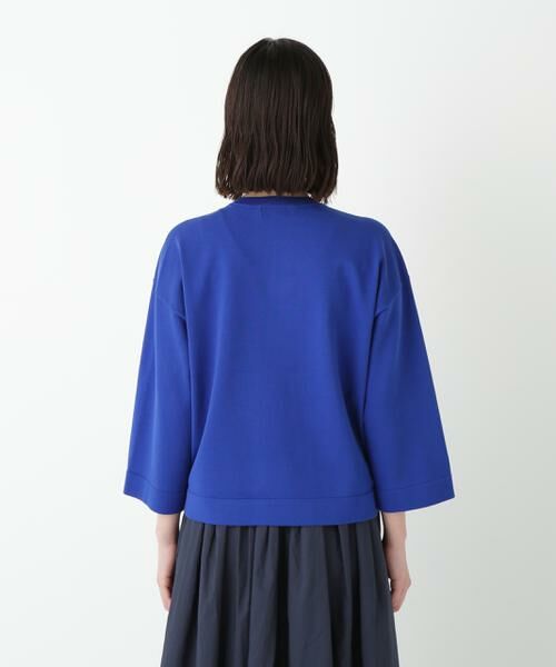 human woman / ヒューマンウーマン ニット・セーター | ◆オーガニックコットン混プレーティングプルオーバー | 詳細6