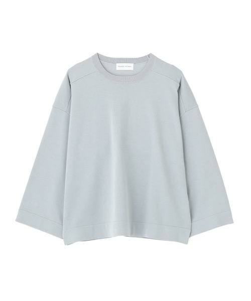 human woman / ヒューマンウーマン ニット・セーター | ◆オーガニックコットン混プレーティングプルオーバー | 詳細11