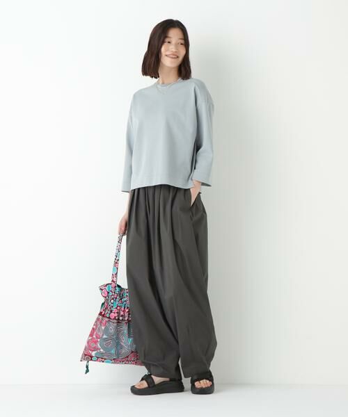 human woman / ヒューマンウーマン ニット・セーター | ◆オーガニックコットン混プレーティングプルオーバー | 詳細12