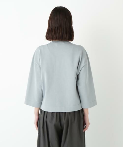 human woman / ヒューマンウーマン ニット・セーター | ◆オーガニックコットン混プレーティングプルオーバー | 詳細14