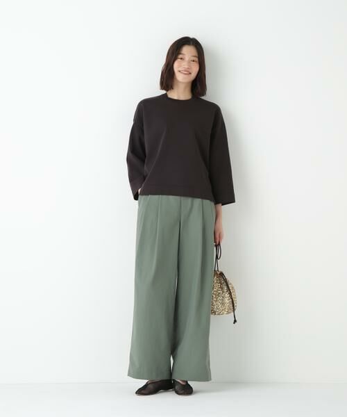 human woman / ヒューマンウーマン ニット・セーター | ◆オーガニックコットン混プレーティングプルオーバー | 詳細18