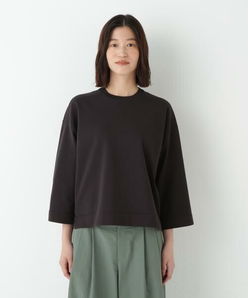 human woman / ヒューマンウーマン ニット・セーター | ◆オーガニックコットン混プレーティングプルオーバー | 詳細20