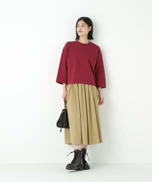 human woman / ヒューマンウーマン ニット・セーター | ◆オーガニックコットン混プレーティングプルオーバー | 詳細25