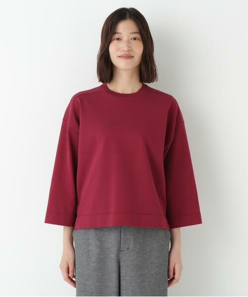 human woman / ヒューマンウーマン ニット・セーター | ◆オーガニックコットン混プレーティングプルオーバー | 詳細26