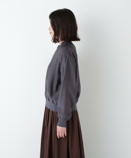 human woman / ヒューマンウーマン ニット・セーター | ◆シアーブルゾン | 詳細5