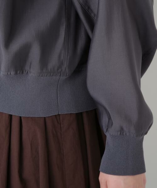human woman / ヒューマンウーマン ニット・セーター | ◆シアーブルゾン | 詳細9