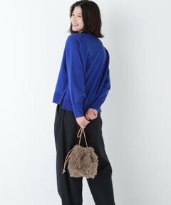 human woman / ヒューマンウーマン バッグ | ◆ファードローストリングバッグ