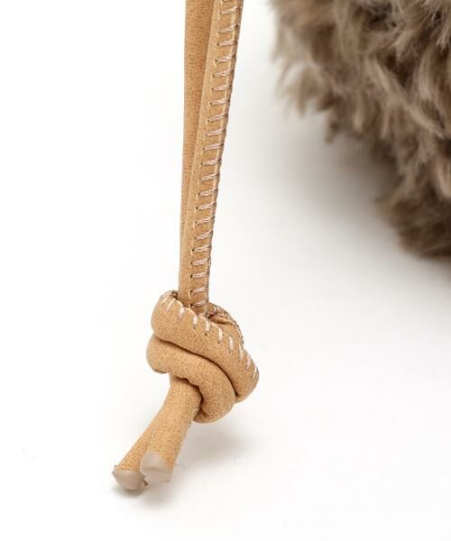 human woman / ヒューマンウーマン バッグ | ◆ファードローストリングバッグ | 詳細5