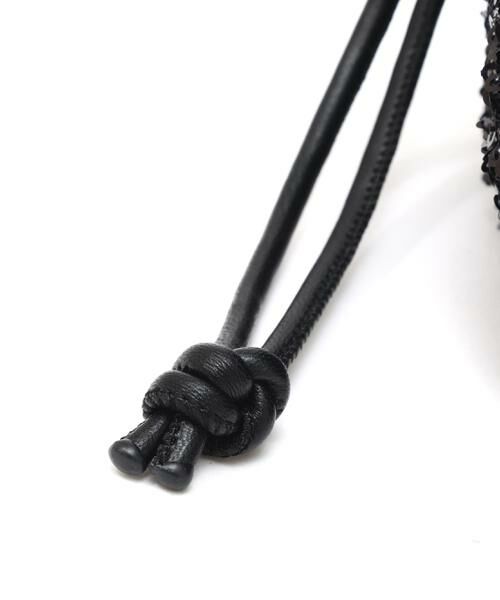 human woman / ヒューマンウーマン バッグ | ◆スパンコールドローストリングバッグ | 詳細8