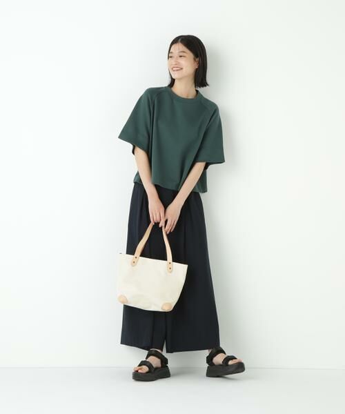 human woman / ヒューマンウーマン バッグ | ＜倉敷帆布コラボ＞６号帆布トートバッグ | 詳細2