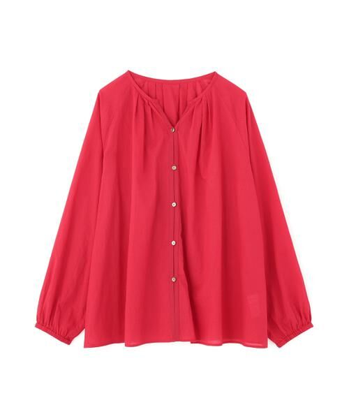 human woman / ヒューマンウーマン シャツ・ブラウス | ◆ダイヤドットギャザーブラウス | 詳細7