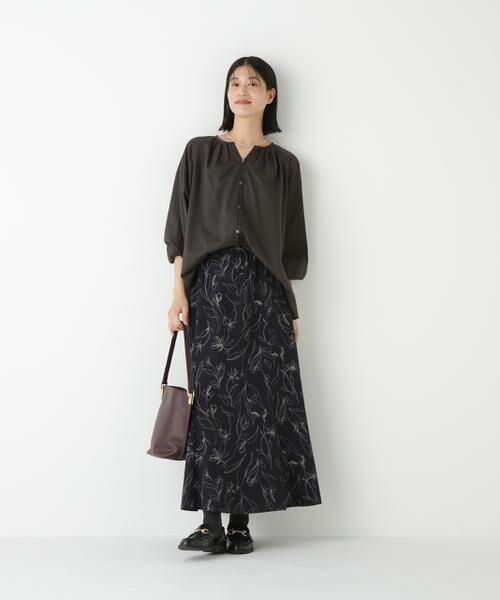 human woman / ヒューマンウーマン シャツ・ブラウス | ◆ダイヤドットギャザーブラウス | 詳細13