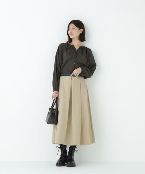 human woman / ヒューマンウーマン シャツ・ブラウス | ◆ダイヤドットギャザーブラウス | 詳細14