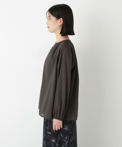 human woman / ヒューマンウーマン シャツ・ブラウス | ◆ダイヤドットギャザーブラウス | 詳細16