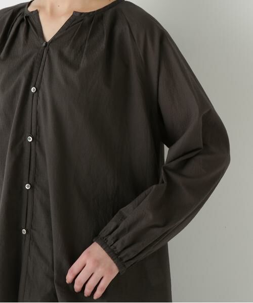 human woman / ヒューマンウーマン シャツ・ブラウス | ◆ダイヤドットギャザーブラウス | 詳細19