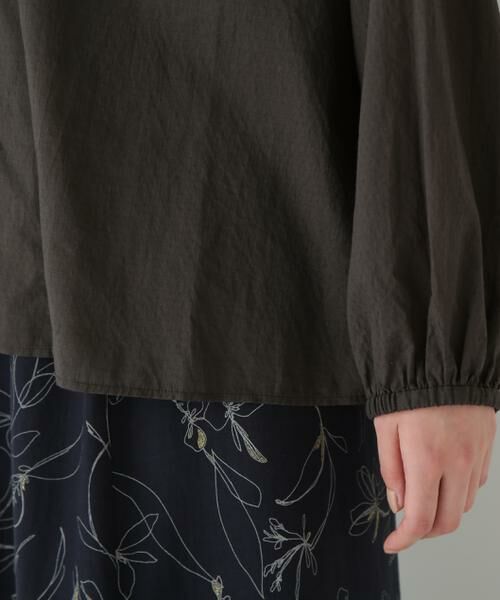 human woman / ヒューマンウーマン シャツ・ブラウス | ◆ダイヤドットギャザーブラウス | 詳細20