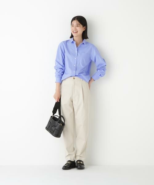 human woman / ヒューマンウーマン シャツ・ブラウス | ◆ベーシックカラーシャツ | 詳細2