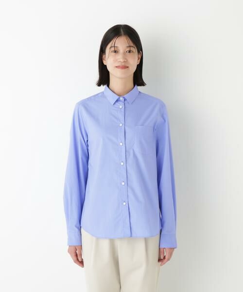 human woman / ヒューマンウーマン シャツ・ブラウス | ◆ベーシックカラーシャツ | 詳細4
