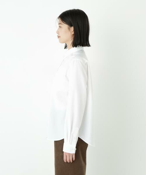 human woman / ヒューマンウーマン シャツ・ブラウス | ◆ベーシックカラーシャツ | 詳細10