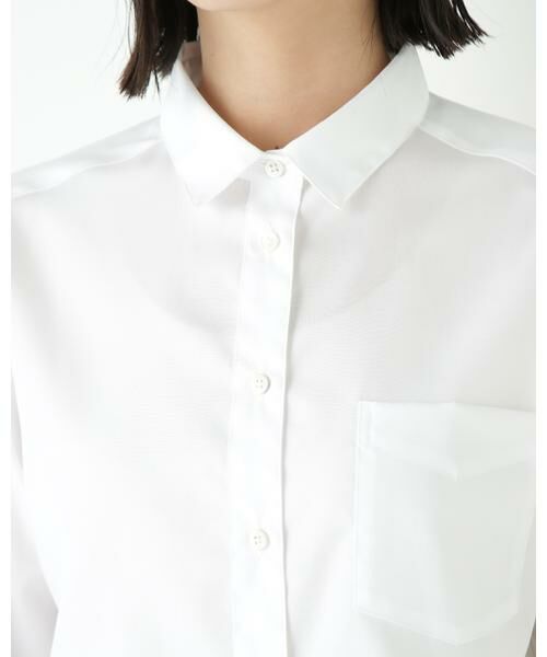 human woman / ヒューマンウーマン シャツ・ブラウス | ◆ベーシックカラーシャツ | 詳細12