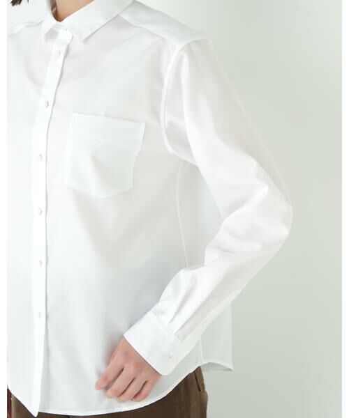 human woman / ヒューマンウーマン シャツ・ブラウス | ◆ベーシックカラーシャツ | 詳細13