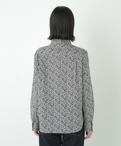 human woman / ヒューマンウーマン シャツ・ブラウス | ◆リバティプリントベーシックカラーシャツ | 詳細13